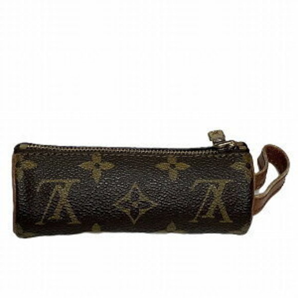 Louis Vuitton Accessory Pouch Etuit Bouldes Ball Trois Case Golf Monogram - Picture 1 of 8